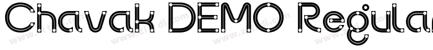 Chavak DEMO Regular字体转换